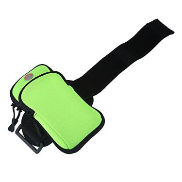 Imagem de Generic Bolsa de Braço à Prova D'água, Bolsa de Pulso à Prova de Choque para Exercícios de Corrida, Capa de Telefone de Neoprene Com Orifício para Fone de Ouvido para Entusiastas de Esportes Ao Ar