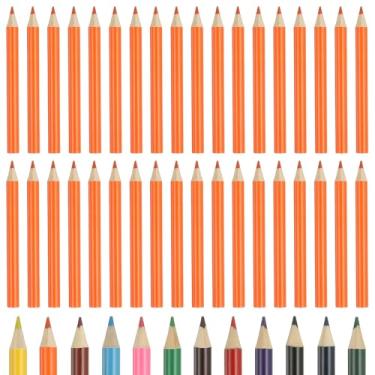 Imagem de PATIKIL Lápis de cor, laranja e amarelo, lindos lápis de desenho com núcleos à base de óleo, materiais de scrapbook, para adultos, livros de colorir, artistas, iniciantes, desenho, esboços, 36 peças