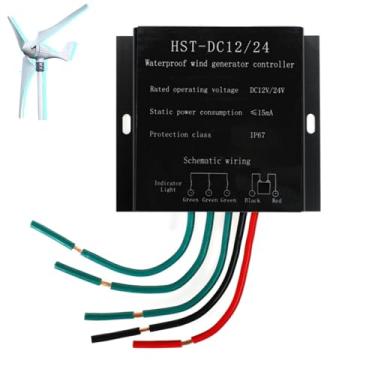 Imagem de 24v,HUIZHITENGDA Controlador de regulação de carregamento de energia eólica 10000W, controlador de carga MPPT, regulador automático 48V 12V 24V AC DC Adequado para turbinas eólicas AC/DC