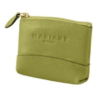 Imagem de Porta-moedas Feminino De Couro Legítimo Mariart Pn10 Nude Croco-Feminino