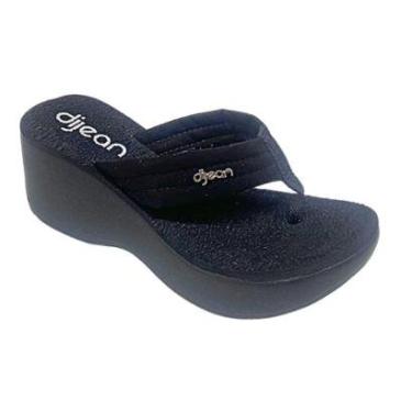 Imagem de Tamanco Dijean 276 Plataforma Anabela Chinelo Sandalia Dedo-Feminino