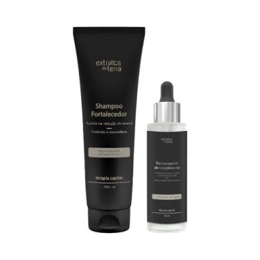 Imagem de Kit Capilar Antiqueda Completo – Shampoo Fortalecedor 250 ml + Tônico de Crescimento para Cabelos Fortes e Saudáveis
