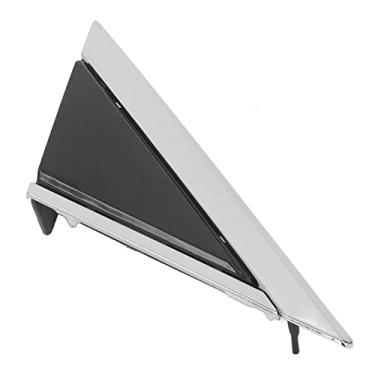 Imagem de Generic Guarnição Triangular do Espelho Retrovisor Lateral Exterior, Placa Triangular do Espelho Retrovisor Carro Com Acabamento Cromado à Prova de Arranhões para Veículo (#12)