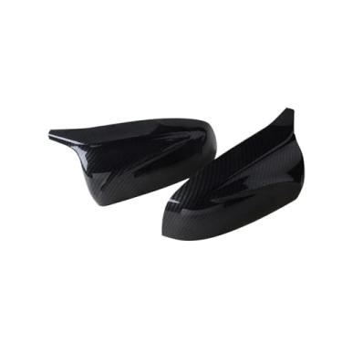 Imagem de Tampa do espelho retrovisor tampas laterais da asa acessórios do carro performanc Compatível com bmw x5 e70 x6 e71 2008-2013(B Mirror Cover)