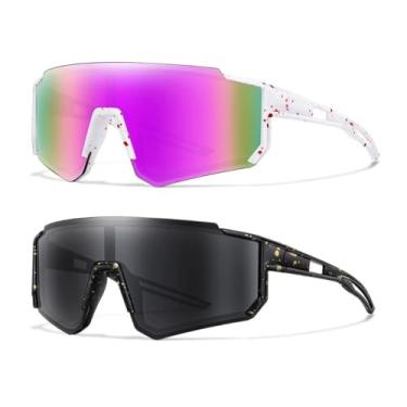 Imagem de Óculos de Sol Esportivo Infantil UV400 Ciclismo MTB Bicicleta Unissex