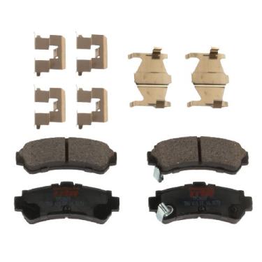 Imagem de TRW Conjunto de pastilhas de freio a disco TPC0669 para Nissan Sentra: 1995-1999 e outras aplicações Traseiras