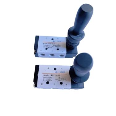 Imagem de Válvulas pneumáticas operadas por alavanca manual BSPT de 5 vias 2 posições 1/20.3 cm 4H210-06 Válvula de interruptor de inversão de controle de cilindro