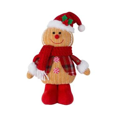 Imagem de Boneco De Pão De Gengibre Decorativo De Natal, Almofada De Brinquedo 1