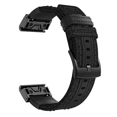 Imagem de KAPPDE Pulseira de relógio de nylon de liberação rápida de 22 de 26 mm para relógio inteligente Garmin Fenix 6X 6 Pro Fenix 7X Fenix 7 Fenix 5X 5 3 3HR 935 945 EPIX (K, para Epix Gen 2-Instinct2)