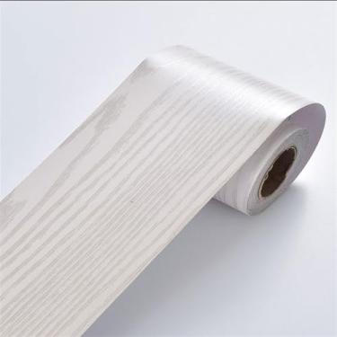 Imagem de Faixa autoadesiva de borda de parede de 10 metros à prova d'água, decoração de borda de parede, painéis de parede de PVC destacam e colam borda de teto moldura de porta linha de cintura decoração de