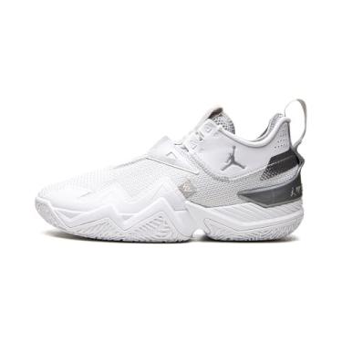 Imagem de T nis masculino Jordan Nike Westbrook One Take White Metallic Silver CJ0780-100, Branco/prata met lica., 12.5