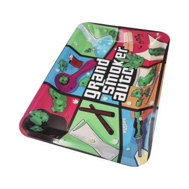 Imagem de Acessórios para fumar cigarro do metal do tabaco da bandeja 18*12.5CM 