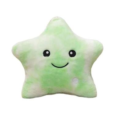 Imagem de Brinquedo De Pelúcia Estrela LED Brilhante, Almofada Macia Para Crianç