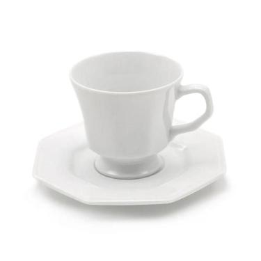 Imagem de Xicara Chá com Pires 200ml Prisma Porcelana Schmidt