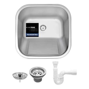 Imagem de Tanque Tramontina 40x35 Hera Inox Prime Acetinado Compact Inox Acetina