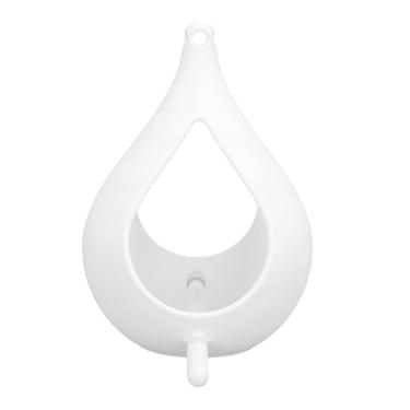 Imagem de GLOGLOW Alimentador de Pássaros para Varanda para Quintal Jardim Observação de Pássaros Atrai Vida Selvagem (Branco)