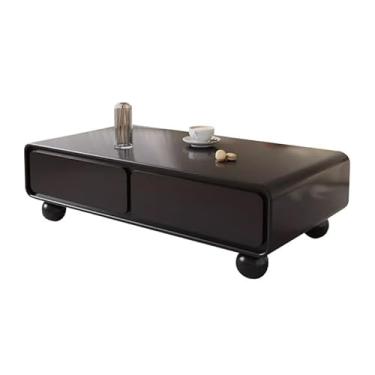 Imagem de Mesa central mesa de centro preta moderna minimalista mesa de centro sala de estar casa sala de estar mesa quarto