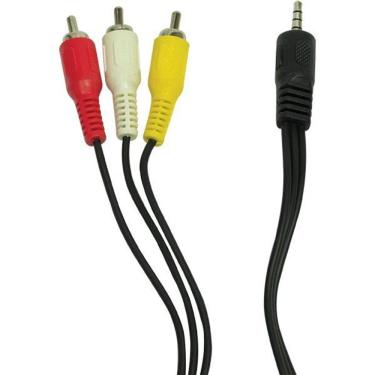 Imagem de Cabo P2 Stereo + 3Rca 1,20M Loud