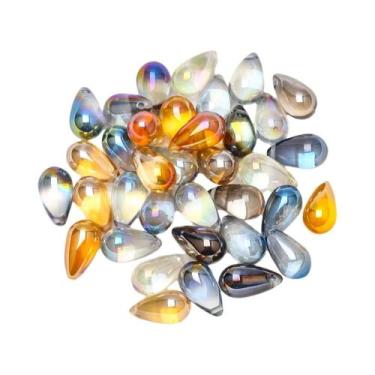 Imagem de 30 Peças De Contas De Cristal Austríaco Em Formato De Lágrima 9x15mm, 