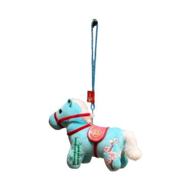 Imagem de Chaveiro De Pelúcia Mini Cavalo 12CM, Brinquedo Kawaii Realista, Decor