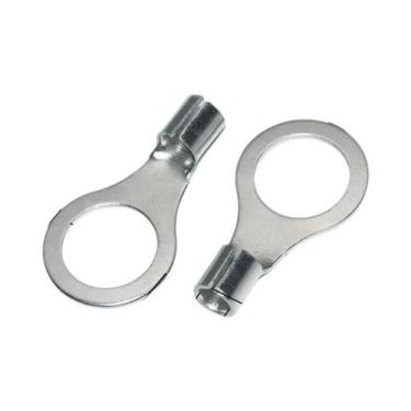 Imagem de 100 Peças Conector De Terminal De Anel De Latão RNB 12V 2.5mm 4mm 6mm 