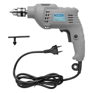 Imagem de Furadeira De Impacto 500 W 3/8" 127 V Para Uso Doméstico Com Velocidade Variável Sistema