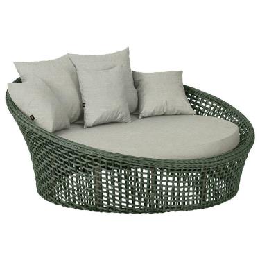 Imagem de Chaise Hungria Pintura Fendi Corda Náutica E3 Trama Original Verde