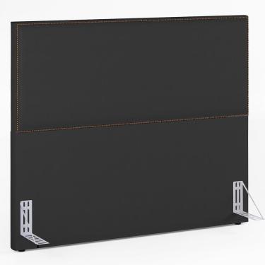 Imagem de Cabeceira Box Casal King Com Tachas 195 Cm Suede Preto
