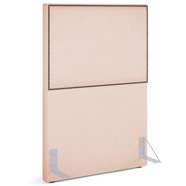 Imagem de Cabeceira Cama Box Solteiro Tachas 100 Cm Vicenza L02 Bege