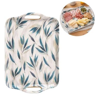 Imagem de Bandeja de Melamina Estampada 39x23cm Mesa Posta Cozinha - New Goods