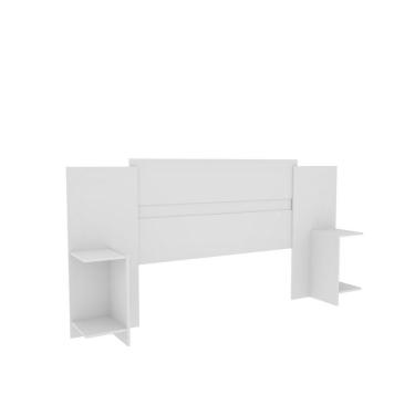 Imagem de Painel Cabeceira Cama Box Casal Arizona Tcil Neve