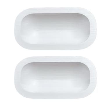 Imagem de Pacote com 3 tigelas de massa de 24,6 cm para fabricação de velas, tigela de madeira rústica, leve, tigela decorativa vazia (paus incluídos)