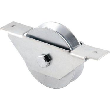 Imagem de Roldana Portão 3 Tipo V Em Aço Zincado Caixa Aberta Vonder