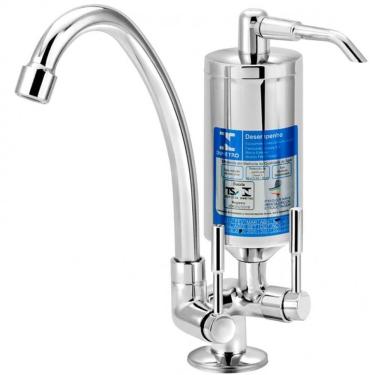 Imagem de Torneira Com Filtro Para Cozinha Abs Stilo 1-4 De Volta C31 Cromada De Mesa - Vtf701cwb - Esteves