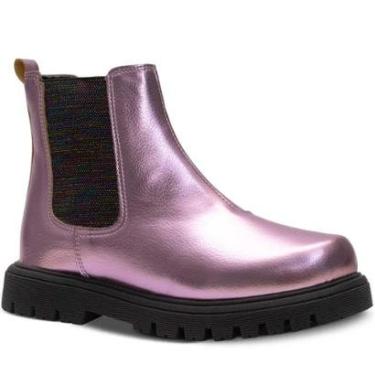 Imagem de Bota Chelsea Infantil Menina Nº28ao36 Coturno Confort 09.08j-Feminino