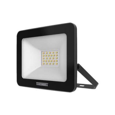 Imagem de Refletor Taschibra TR Led 30 Slim 30W Preto 6500K Luz Branca Bivolt
