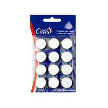 Imagem de Toalha Desidrata Multiuso Santa Clara 12 Unidades