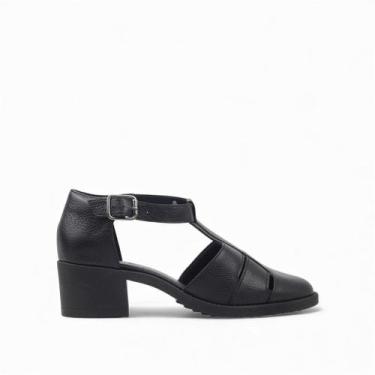 Imagem de Sapato Salto Bloco Aberto - NEFTALI, Preto, 36