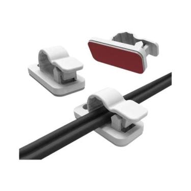 Imagem de Clipes De Cabo Autoadesivos 10-50 Peças Organizador De Fios Para Mesa,