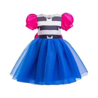 Imagem de Vestido De Princesa Gabby Dollhouse Para Meninas, Com Mangas Bufantes 