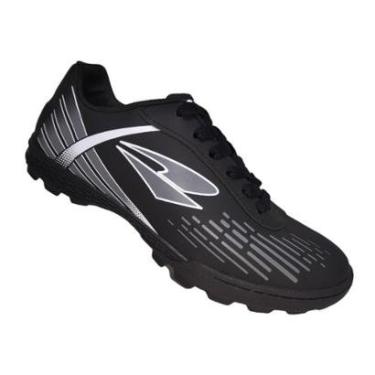 Imagem de Chuteira Society Infantil Dray Ref. 328 - Preto/Chumbo-Masculino