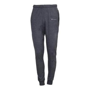 Imagem de Calça Jogger Moletom Felpado Champion Malhao Logo Preto-Masculino