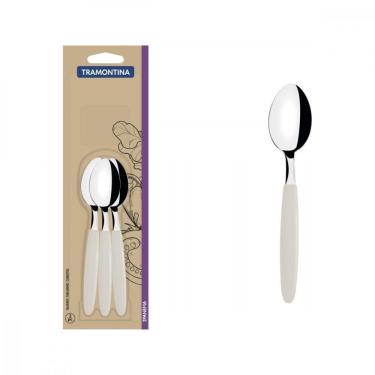 Imagem de Conjunto de Colheres de Chá Tramontina Ipanema Cinza 3 Peças