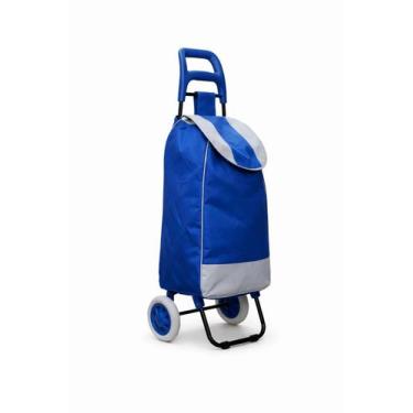Imagem de Carrinho De Compras Para Feira Cor:Azul - RPires, Azul