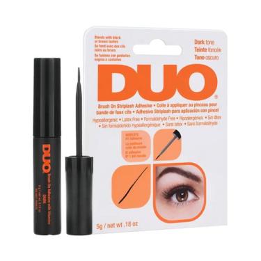 Imagem de Cola DUO Preta com Pincel Aplicador para Cílios Postiços 5g Klass Voug