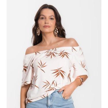 Imagem de Blusa Feminina Ciganinha Infinita Cor Verde, P, Verde