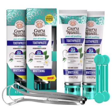 Imagem de Pasta de Dente GuruNanda com Hidroxiapatita e Neem Clareadora 119ml 2 