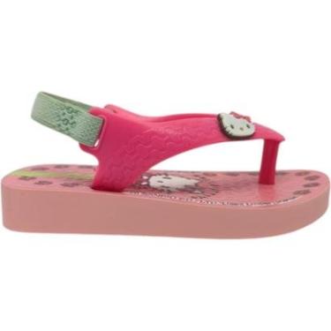 Imagem de Chinelo Dedo Infantil Menina Casual Dia a Dia Passeio Verão Praia Hello Kitty Ipanema 2...