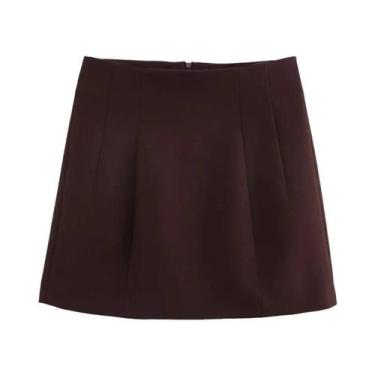Imagem de Conjunto Elegante Feminino De 2 Peças: Blazer Longo E Saia Mini De Cin