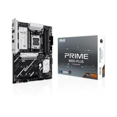 Imagem de Placa Mãe ASUS PRIME B850-PLUS, Chipset B850, AMD AM5, ATX, 4 Slots DD
